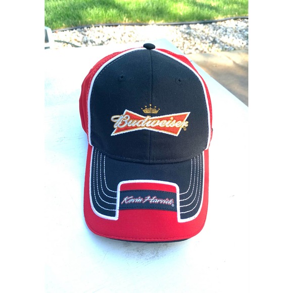 Kevin Harvick 4 Budweiser Nascar Racing Baseball Cap - Picture 3 of 6
